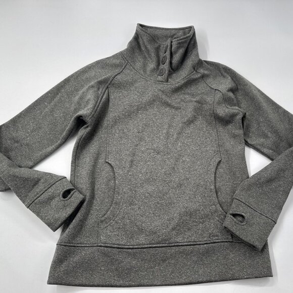 Kavu Pullover Hiking Shirt Womens Small Gray Long Sleeve Running Performance Gym - Picture 1 of 13